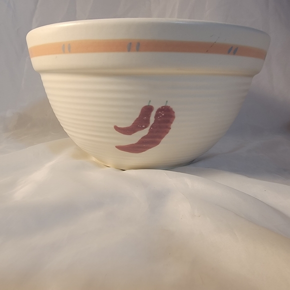 Mixing Bowl Set Vintage Taos Treasure Craft Chili Pepper - Picture 5 of 8